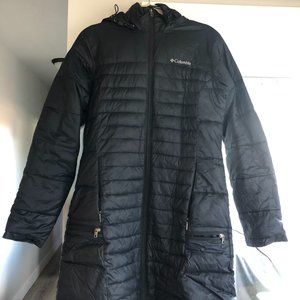 Columbia black down filled jacket
